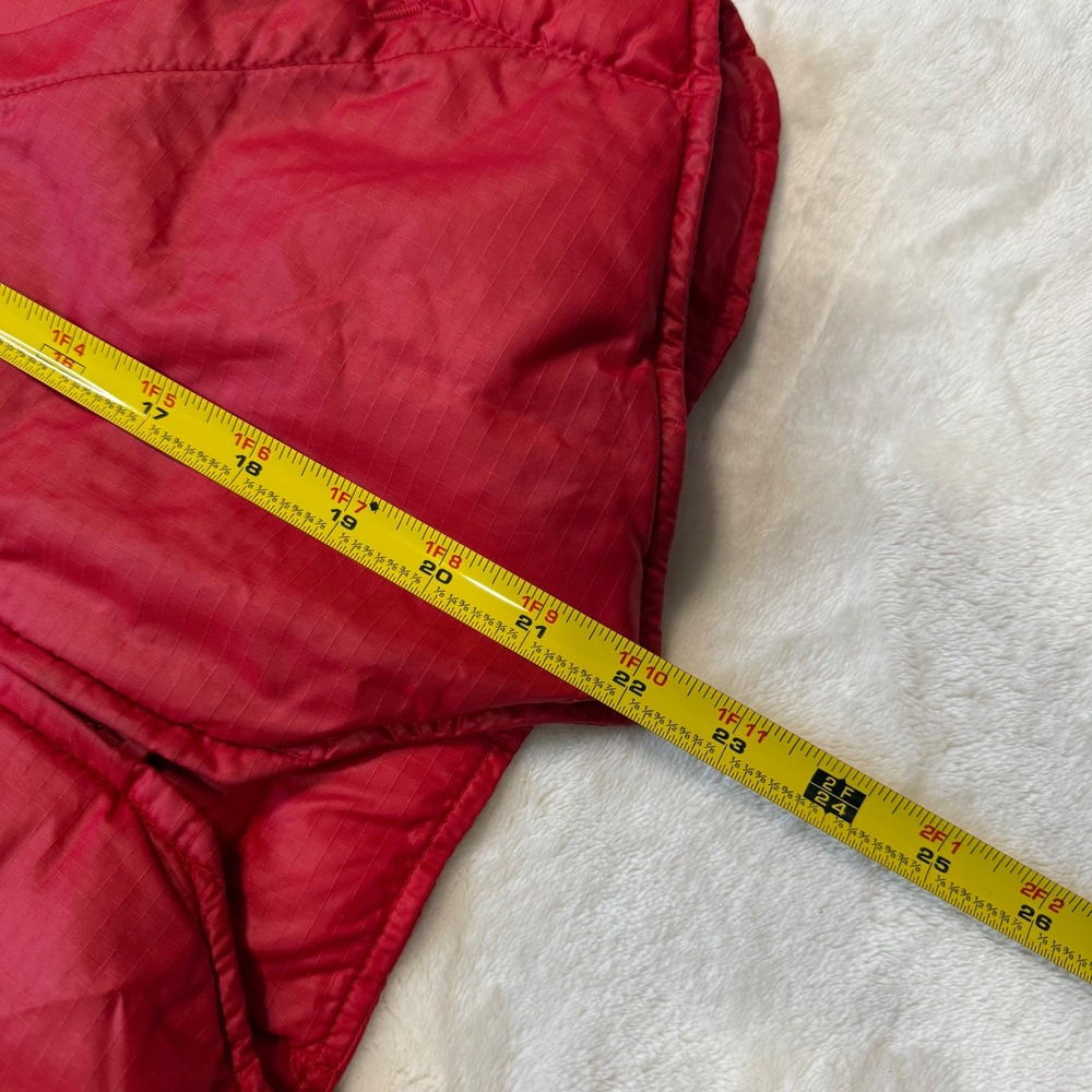 Vintage Eddie Bauer Red Goose Down Puffer Vest Ripstop Nylon Womens Small - Picture 7 of 9